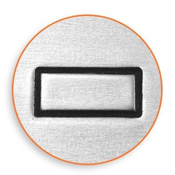 6mm ImpressArt Metal Stamp Rectangle