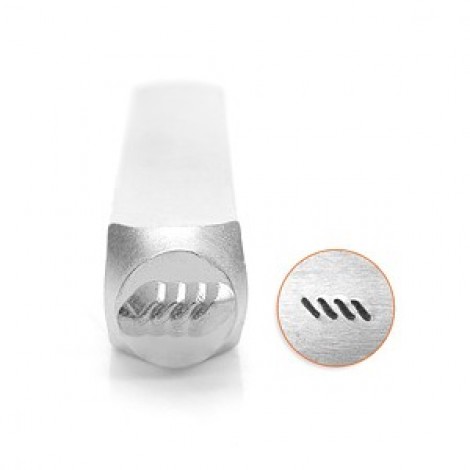 6mm ImpressArt Metal Stamp - Diagonal Lines Border