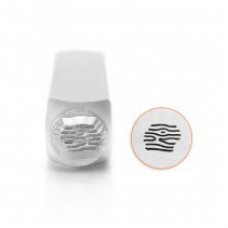 6mm ImpressArt Metal Stamp - Wood Texture