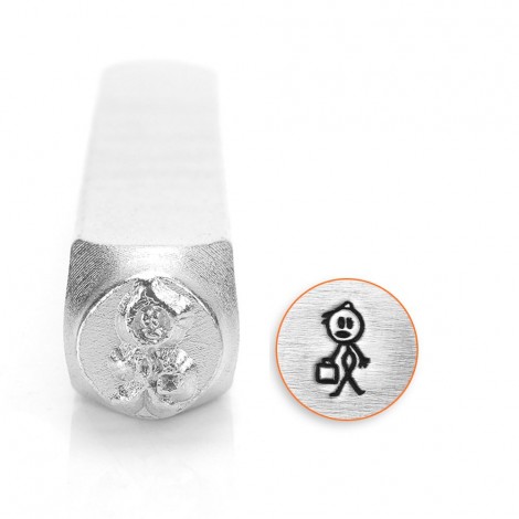 ImpressArt 7mm Dad Stick Figure Design Stamp