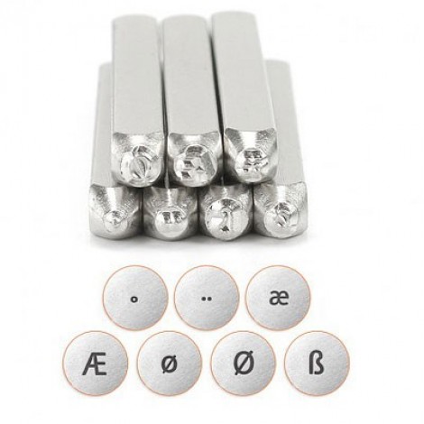 ImpressArt Euro Vowels Stamp Pack - 7 Pack