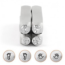 6mm ImpressArt Hand & Footprint Outline - Set of 4
