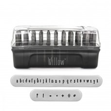4mm ImpressArt - Willow Signature Lowercase Stamps (for soft + hard metals)