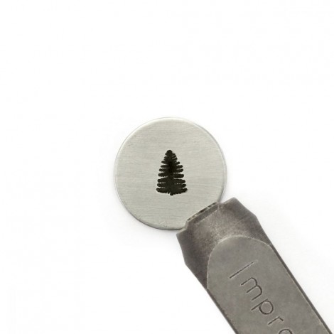 9.5mm ImpressArt Signature Metal Stamp - Spruce Tree 9.5mm ImpressArt Signature Metal Stamp - Spruce Tree