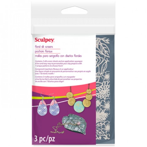 Sculpey Silk Screens - Floral