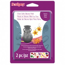 Sculpey Oven Safe Silicone Mould - Flowers