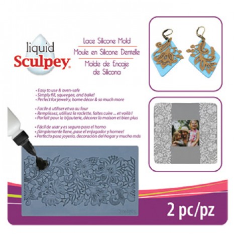 Sculpey Oven Safe Silicone Mould - Lace