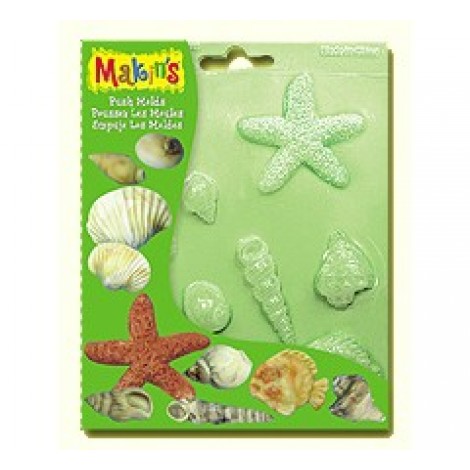 Makins Push Mould - Seashells