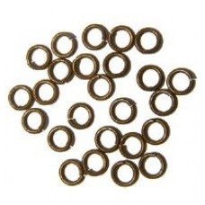 10mm Snapeez Ultraplate Jumprings - Chocolate