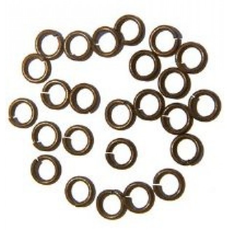 14mm Snapeez Ultraplate Jumprings - Chocolate