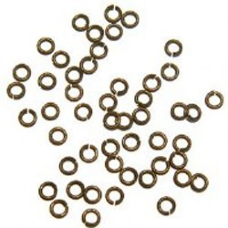 4mm Snapeez Ultraplate Jumprings - Chocolate