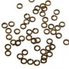 6mm Snapeez Ultraplate Jumprings - Chocolate