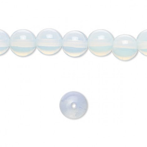 8mm Opalite Sea Opal Round Beads - per strand