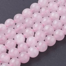 8mm Natural Rose Quartz Round Beads