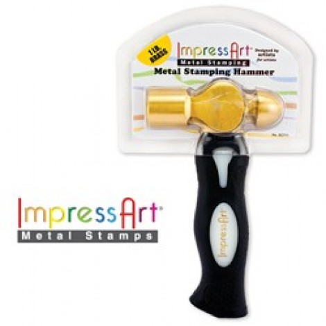 ImpressArt Ergo 1/2lb Mini Ergonomic Stamping Hammer - Perfect for soft strike blanks