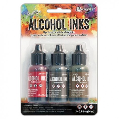 Adirondack Alcohol Ink Kit - Earthtones - Tuscan Garden
