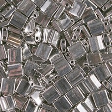 Miyuki Tila Beads - Palladium Plated - 10gm