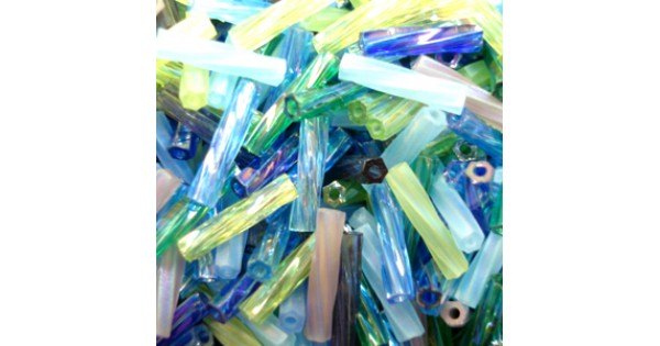 12x2.7mm Miyuki Twisted Bugle Mix - Jeweltone - 12.5gm | Japanese Bugle ...