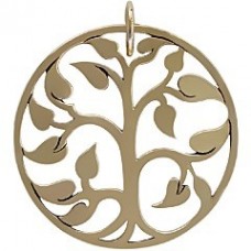24x20mm High Quality Bronze Tree of Life Pendant/Charm - Each