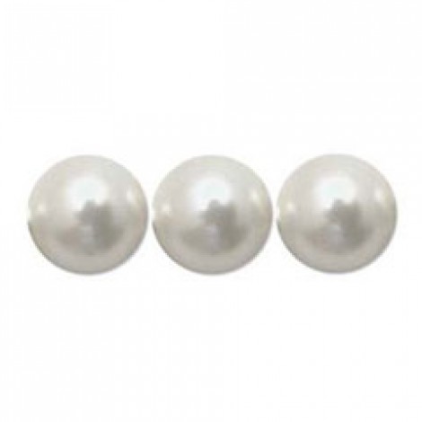 3mm Crystal Passions® Crystal Pearls - White
