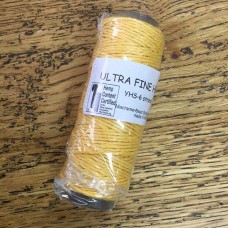 6 st (1mm) Ultra Fine Romanian Hemp Cord - 100ft (30m) - Golden Haze